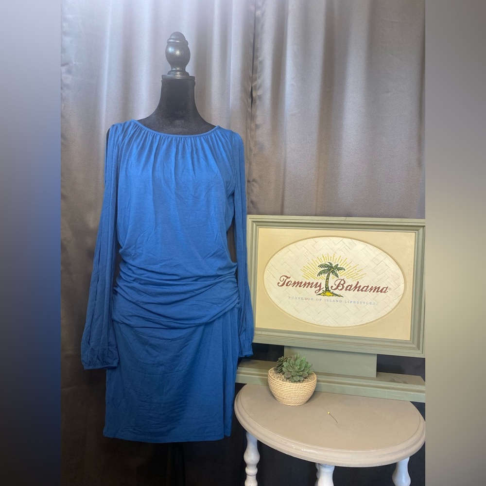 NWT Tommy Bahama Long sleeve dress with sleeve cut outs